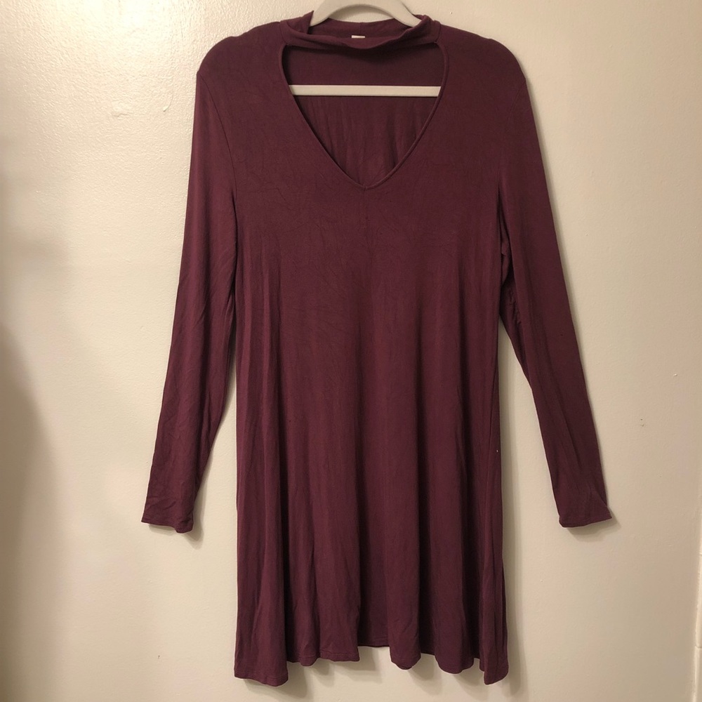Burgundy Dress